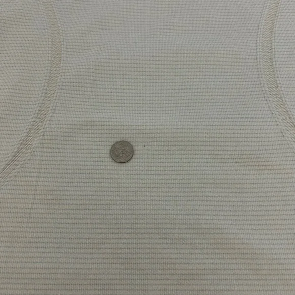 Lululemon Swiftly Tech Short Sleeve Cream White Athletic Shirt Size 12 - Picture 10 of 11